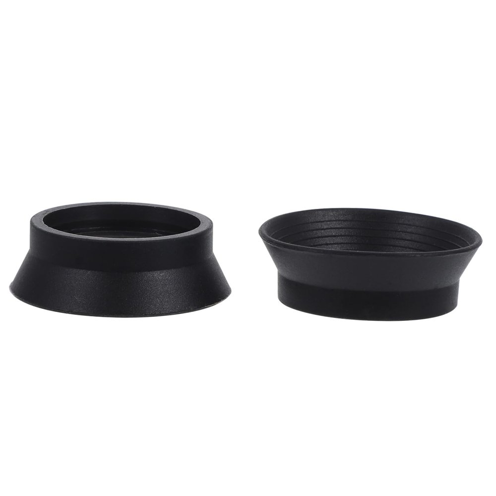 Anneome 2pcs Microscope Eyepiece Guard Rubber Protector Reduces Eye Fatigue Glare Easy to Attach Compatible Standard Microscopes for Lab Outdoor Use