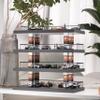 1:64 Scale Diecast Car Display Case 4-Tier Parking Garage Diorama for Hot Wheels, Matchbox, Collectors - 24 Spots, Holds 40+ Cars | Freestanding Wood & Acrylic Storage Organizer with Easy Assembly view 2