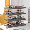 1:64 Scale Diecast Car Display Case 4-Tier Parking Garage Diorama for Hot Wheels, Matchbox, Collectors - 24 Spots, Holds 40+ Cars | Freestanding Wood & Acrylic Storage Organizer with Easy Assembly view 4