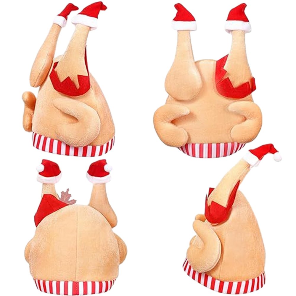 4 Pcs Funny Turkey Hats Thanksgiving Costume Accessory For Thanksgiving Party Decors Turkey Hat Party Dress Up Party