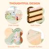 ROBUD Wooden Activity Cube, Montessori Toys for 1+ Year Old, Educational Toy with 13 Functional Areas, Fountain Garden Theme for Baby Boys & Girls view 3