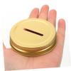 Mikinona 12pcs Lids for Regular Mouth Jars Tinplate Jar Tops for Storage and Organization view 3