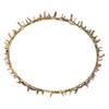 ANDRESLAD Versatile Elven Crown for Girls Gold Metal Party Hair Accessory Prom King Crown Renaissance Fair Accessory Goddess Birthday Unisex view 1