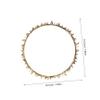ANDRESLAD Versatile Elven Crown for Girls Gold Metal Party Hair Accessory Prom King Crown Renaissance Fair Accessory Goddess Birthday Unisex view 2