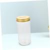 BRIGHTFUFU 12pcs Metal Jar Coin Bank Lids Tinplate Saving Jar Covers Elegant Design for Home Office Storage view 4