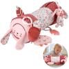 vocheer Tummy Time Pillow with Detachable Sensory Toys for Babies,Inflatable Design,Pink Rabbit, Baby Girl Toys 3-6 Months with Tummy Time Mirror, Rattles, Teether, Baby Girl Gifts view 1