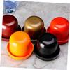 ADOCARN 5sets Thicken Dice Cup with Anti-Cheating Transparent Cover Dices for Ktv Bar Games and Funny Dice Box for Friends Gatherings view 2