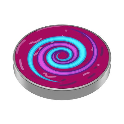 Colorful Glowing Galaxy Starry Sky Decompression top Stainless Steel Toy Luminous Desktop Rotating