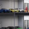 1:64 Scale Diecast Model Car Display Case with USB Light Cabinet Suitable for Hot Wheels, Nascar Toy Matchbox Car Dust Storage Rack (Elevator Garage Scene) view 2