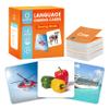 ALSOLIFE 80 Nouns Flash Cards for Toddlers 2-3, Key Vocabulary Flashcards, Sturdy & Durable Realistic Picture Cards for Speech Therapy, Autism Flash Cards for ABA Therapy and Special Education view 1