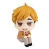 Anime Figure Miya Atsumu Look Up Figure, 10cm Mini Miya Atsumu Cake Topper Figure Model Statue Handmade Collectible for Fans view 2