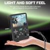 Silicone Case Compatible with R36S Handheld Game Console, Anti-Scratch, Washable, Shockproof Silicone Protective Cover for R36S with Lanyard - Black view 4