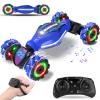 Paaxido Magnetic Tiles, 130PCS Magnetic Blocks Set with 2 Cars, Gesture Sensing RC Stunt Car Toys Gift for Kids, Boys and Girls 3-5 6-8 9-12+ Year Old view 2