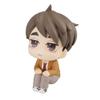 Anime Figure Miya Osamu Look Up Figure, 10cm Mini Miya Osamu Cake Topper Figure Model Statue Handmade Collectible for Fans view 4