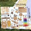 Montessori toy Busy Board 1 year old Christmas toddler gift for 1st Birthday Sensory board autism personalized baby boy activity board view 3