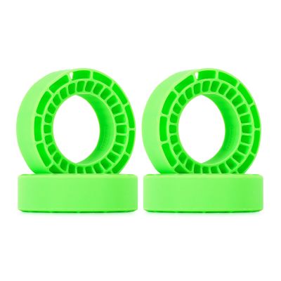 INJORA 4pcs Silicone Rubber Inserts for 64 * 24mm 1.3" Tires(1365)(Green)