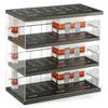 1/64 Scale Diecast Car Diorama Garage Parking Dustproof Storage Shelf with Lights,Display Case for Hot Wheels & Matchbox Cars view 1