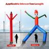 18inch Inflatable Tube Man Blower, 750W Inflatable Sky Model Wind Tube Man Puppet Blower for Waving Inflatable Puppet Wavy Tube Man, Fits 18" Diameter Outdoor Inflatable Puppet Dancer view 3