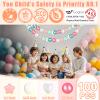 GOGOSO Star Heart Moon Ball Pit Balls, Shaped Play Balls for Ball Pit, 100 200 500 1000 Crush Proof Bpa Free Kids Toddler Baby Pastel Pelotas,Christmas Red-Green, 100 view 3