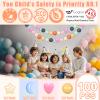 GOGOSO Star Heart Moon Ball Pit Balls, Shaped Play Balls for Ball Pit, 100 200 500 1000 Crush Proof Bpa Free Kids Toddler Baby Pastel Pelotas,Dreamy Cream Mix, 100 view 4