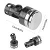 UPALDHOU 4PCS Aluminum Body Post Mount, Magnetic Body Post Mount, Compatible for SCX10 4WD 1:10 Electric RC Car (Black) view 2