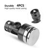 UPALDHOU 4PCS Aluminum Body Post Mount, Magnetic Body Post Mount, Compatible for SCX10 4WD 1:10 Electric RC Car (Black) view 4