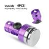 UPALDHOU 4PCS Aluminum Body Post Mount, Magnetic Body Post Mount, Compatible for SCX10 4WD 1:10 Electric RC Car (Purple) view 4