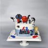 16 PCS Boxing Cake Toppers Boxing Birthday Decoration Boxing Theme Party Decorations for Fight Party Boxing Competition and Boxer Birthday Cake Decor view 1