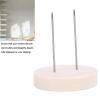 24PCS Crochet Doll Stand Wood Knit Doll Screen Stand Single Double Steel Needle Doll Holder Felt Doll Wooden Base Support Action Figure Stand view 3