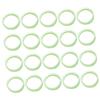 COSMEVIVI 100pcs Fluorescent Plastic Finger Rings Dark Party Supplies for Festivals Celebrations and Events Fun Decorations for Friends and Family view 1