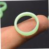 COSMEVIVI 100pcs Fluorescent Plastic Finger Rings Dark Party Supplies for Festivals Celebrations and Events Fun Decorations for Friends and Family view 2