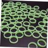 COSMEVIVI 100pcs Fluorescent Plastic Finger Rings Dark Party Supplies for Festivals Celebrations and Events Fun Decorations for Friends and Family view 4