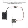 equlup DSM2 DSMX Transmitter, Input Voltage 5-8.4V Output Voltage 3.3V RC Transmitter Receiver Strong Practicability Portable Satellite Receiver for H1 Helicopter Flights Controller view 4