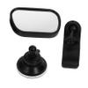 ANDRESLAD 2sets Rear View Mirror Backseat Observation Mirror for Safe Driving Durable and Stable Design Monitor Rear-facing for Parents Black view 1