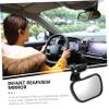 ANDRESLAD 2sets Rear View Mirror Backseat Observation Mirror for Safe Driving Durable and Stable Design Monitor Rear-facing for Parents Black view 3