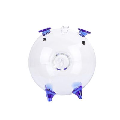 Alasum 1pc Glass Pig Piggy Bank Cute Money Box for Boys and Girls Home Decoration Teach Saving Habits for Friends and Family