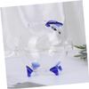 Alasum 1pc Glass Pig Piggy Bank Cute Money Box for Boys and Girls Home Decoration Teach Saving Habits for Friends and Family view 2