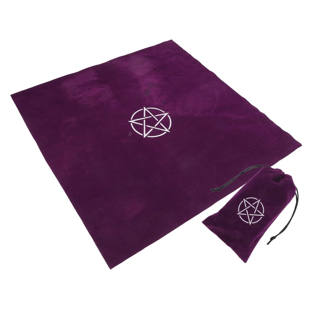 COSMEVIVI Creative Divination Desk Cloth Tarot Card Game Tablecloth Tarot Cards Wiccan Supplies Gifts