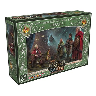 A Song of Ice and Fire Tabletop Miniatures Game Brotherhood Without Banners Heroes I Set - New Commanders & Units! Strategy Game for Adults, Ages 14+, 2+ Players, 45-60 Minute Playtime, Made by CMON