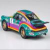 1975 911 Carrera RSR 3.0#5 "Racing - Vaillant Green with Stripes 1/64 Diecast Model Car by Paragon Models PA-55792 view 3