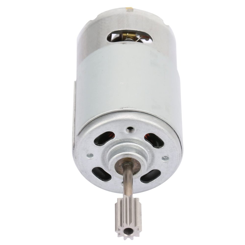 RS550 High Speed Motor, 12V DC Large Micro Motor with 2 Tooth Head for Electric Children Toy Car, Motorcycle (550-23000 RPM)