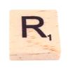 100pcs Puzzle Tiles Letters Alphabet Wooden Pieces Numbers Pendants Spelling, Premium Quality Light Wood Grain Smooth Finish with Clear Black Screen Printed Letters for Early view 3