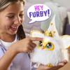 Furby Gold Glam Interactive Plush Toys for 6 Year Old Girls & Boys & Up, Voice Activated Animatronic, Speaks English & Furbish, White (Amazon Exclusive) view 3