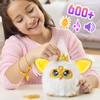 Furby Gold Glam Interactive Plush Toys for 6 Year Old Girls & Boys & Up, Voice Activated Animatronic, Speaks English & Furbish, White (Amazon Exclusive) view 4