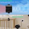 Akejrym Stroller Fan Portable, Personal Fan for Travel, Digital display, Detachable 5 Speeds Rechargeable 360 Rotate Flexible Tripod Fan, For Home Office Stroller Camping - Black view 4