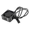 Universal 25x25mm Aluminium Alloy Brushless ESC Cooling Fan for RC Car Motor, High Speed Heat Dissipation, Lightweight and, Keeps Motor Running Efficiently (Silver) view 4