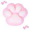 1pcs Pink Big 5in Squishy Cat Paw Squeeze Toys,Cat Paw Squishy,Cute Kawaii Squishies,Fur Ball,Jelly Kitty Funny Fidget Toys Novelty Things Suitable for Adults Kids view 1