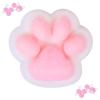 1pcs White Big 5in Squishy Cat Paw Squeeze Toys,Cat Paw Squishy,Cute Kawaii Squishies,Fur Ball,Jelly Kitty Funny Fidget Toys Novelty Things Suitable for Adults Kids view 1