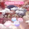 1pcs White Big 5in Squishy Cat Paw Squeeze Toys,Cat Paw Squishy,Cute Kawaii Squishies,Fur Ball,Jelly Kitty Funny Fidget Toys Novelty Things Suitable for Adults Kids view 3