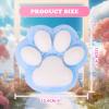 1pcs White Big 5in Squishy Cat Paw Squeeze Toys,Cat Paw Squishy,Cute Kawaii Squishies,Fur Ball,Jelly Kitty Funny Fidget Toys Novelty Things Suitable for Adults Kids view 4
